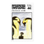 Childs Drawing Penguin Postage
