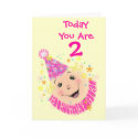 Childs ( Girl) Personalized Birthday Greeting Card by jamiecreates1 Childs ( Girl) Personalized Birthday Greeting Card