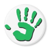 Child's Hand Print magnets by wsellars Child's Hand Print magnets
