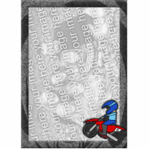 Child's Motocross Photo Frame photo sculptures
