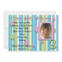 Childs party invitations