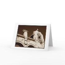 'Childs Restaurant Detail' Blank Greeting Card