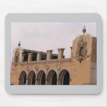 Childs Restaurant Facade Mousepad by lizadeyphoto Childs Restaurant Facade Mousepad