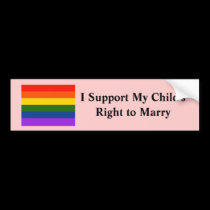 Child's Right to Marry bumper stickers