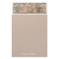 Child's Stationery with Kate Greenaway art