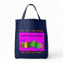 Child's Toy Tote bags by MarciaCox Child's Toy Tote bags