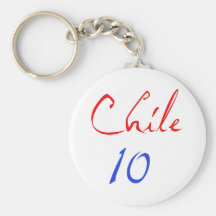 Chile 10! keychain