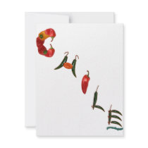 Chile Chili Peppers Invites