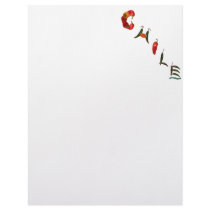 Chile Chili Peppers Custom Letterhead