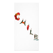 Chile Chili Peppers Photo Card Template