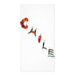 Chile Chili Peppers Photo Card Template