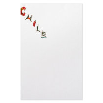 Chile Chili Peppers Personalized Stationery