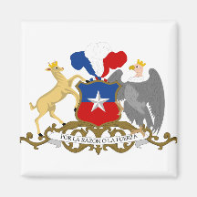 Chile Coat of Arms detail Magnets