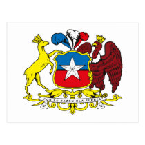 Chile Coat of Arms Postcard postcards