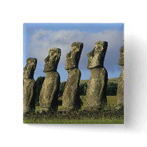 Chile, Easter Island, Rapa Nui, Ahu Akivi Buttons