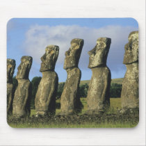 Chile, Easter Island, Rapa Nui, Ahu Akivi Mousepad