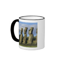 Chile, Easter Island, Rapa Nui, Ahu Akivi Coffee Mug