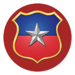 Chile Escudo 2010 flag Chilean shield badge Sticker