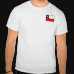 Chile Flag Map Basic T-Shirt