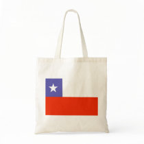 Chile Flag Canvas Bags