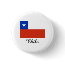 Chile Flag Design buttons by flagshirt Chile Flag Design buttons