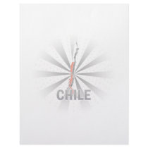 Chile Flag Map 2.0 Customized Letterhead