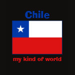 Chile Flag Map Text Ladies Baby Doll