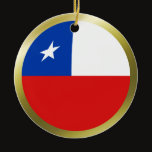 Chile Flag Ornament by FlagAndMap Chile Flag Ornament