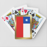Chile Flag Playing Cards playing cards