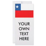 Chile Flag rack cards