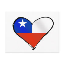 Chile Flag Te Amo Chile Chilean love and pride