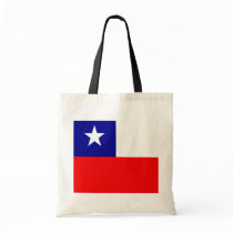 Chile High quality Flag Tote Bags