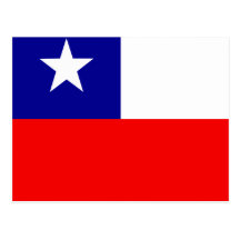 Chile High quality Flag Postcard