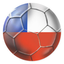 Chile LA Roja Chilean Soccer Ball flag of Chile stickers