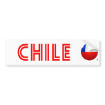 Chile - La Roja Football Bumper Sticker