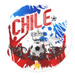 Chile La Roja grunge art soccer futbol gifts Sticker
