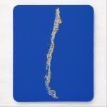 Chile Map Mousepad