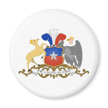 Chile Official Coat Of Arms Heraldry Symbol Magnet