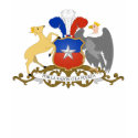 Chile Official Coat Of Arms Heraldry Symbol t-shirts