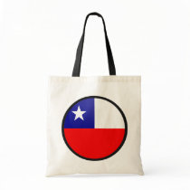 Chile quality Flag Circle Bag