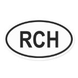 Chile "RCH" Oval Sticker