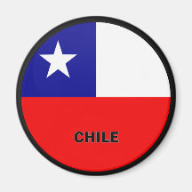Chile Roundel quality Flag Magnets
