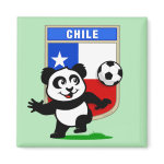 This adorable little panda is too cute! He's featured in front of a large flag from Chile and ready to play football and score some goals. This cute design is perfect for football players and soccer fans! You can totally customize this gift! Change the color, move the design around, add your own text or images -- make it your own!