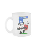 This adorable little panda is too cute! He's featured in front of a large flag from Chile and ready to play football and score some goals. This cute design is perfect for football players and soccer fans! You can totally customize this gift! Change the color, move the design around, add your own text or images -- make it your own!