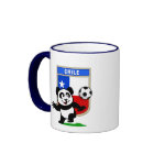 This adorable little panda is too cute! He's featured in front of a large flag from Chile and ready to play football and score some goals. This cute design is perfect for football players and soccer fans! You can totally customize this gift! Change the color, move the design around, add your own text or images -- make it your own!