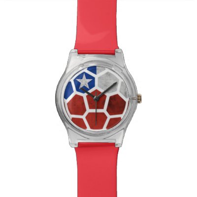 Chile Red Designer Watch