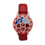 Chile Red Designer Watch