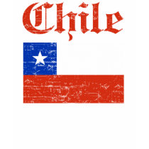 Chilean flag design t-shirts