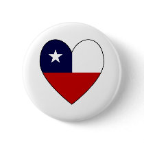 Chilean Flag Heart Valentine buttons by ameriyank Chilean Flag Heart Valentine buttons
