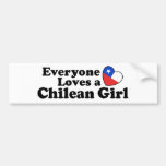 Chilean Girl Bumper Stickers